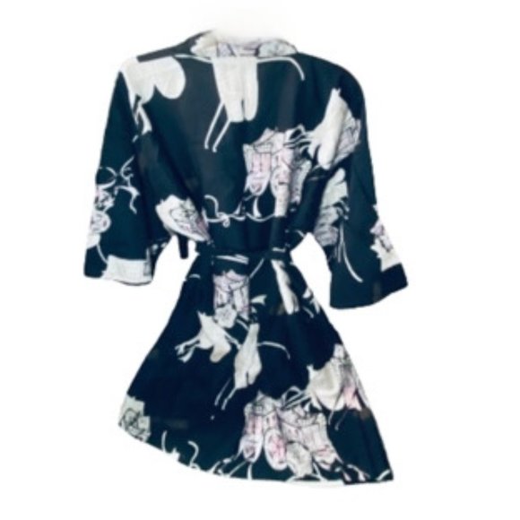 🎈VTG Marukyo Unisex Short Kimono Robe - Picture 2 of 3